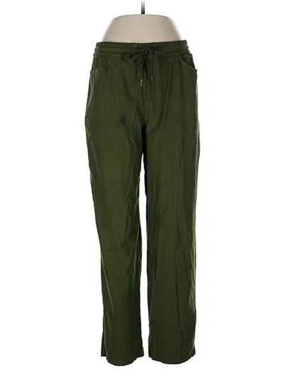 Pre-owned Athleta Casual Pants In Green
