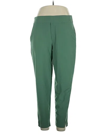 Pre-owned Athleta Casual Pants In Green
