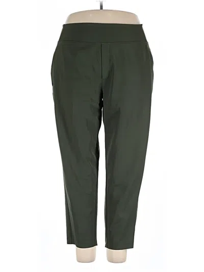 Pre-owned Athleta Casual Pants In Green