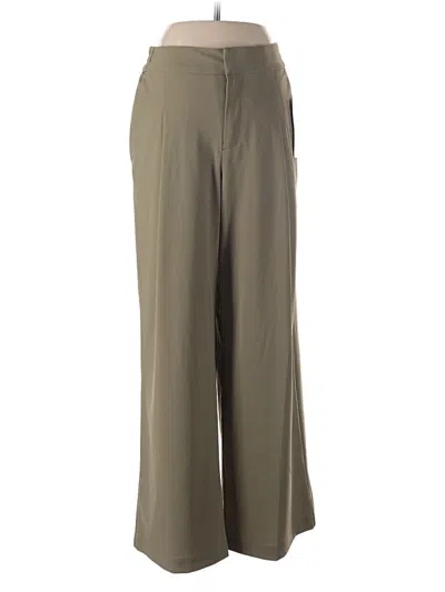 Pre-owned Athleta Casual Pants In Green
