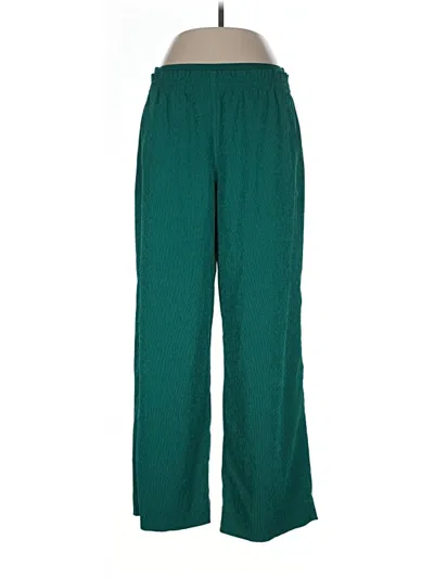 Pre-owned Athleta Casual Pants In Green