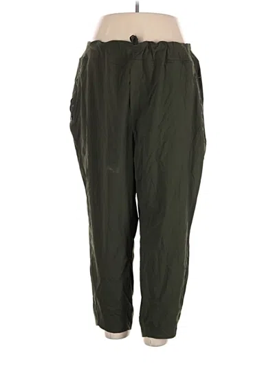 Pre-owned Athleta Casual Pants In Green