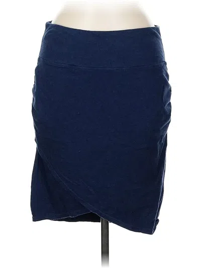 Pre-owned Athleta Casual Skirt In Blue