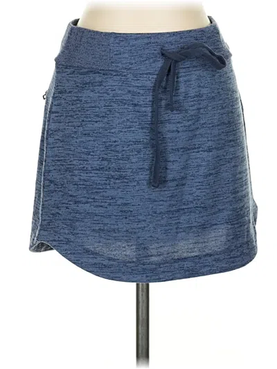 Pre-owned Athleta Casual Skirt In Blue