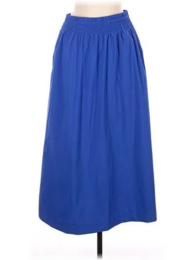 Pre-owned Athleta Casual Skirt In Blue