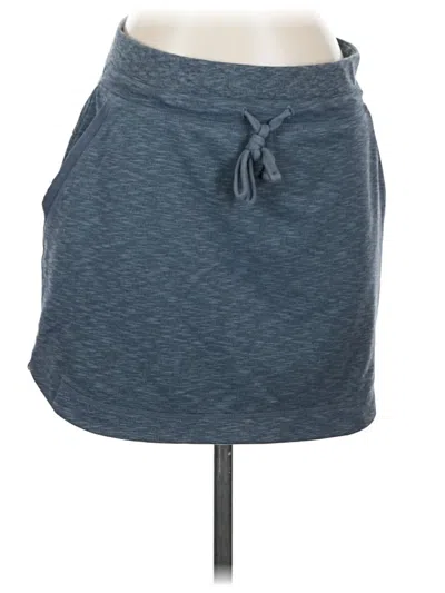 Pre-owned Athleta Casual Skirt In Blue