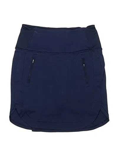 Pre-owned Athleta Casual Skirt In Blue
