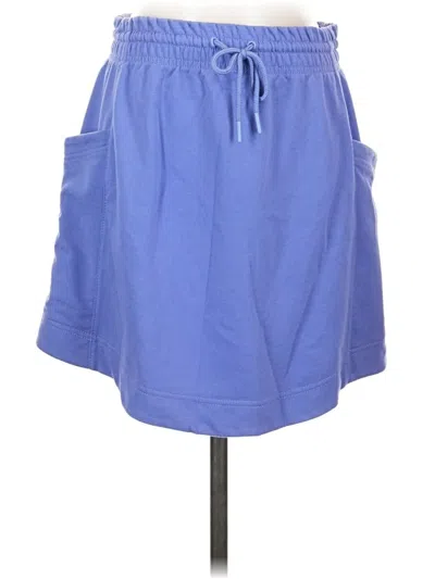 Pre-owned Athleta Casual Skirt In Blue