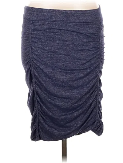 Pre-owned Athleta Casual Skirt In Blue