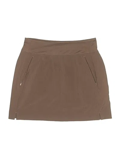 Pre-owned Athleta Casual Skirt In Brown
