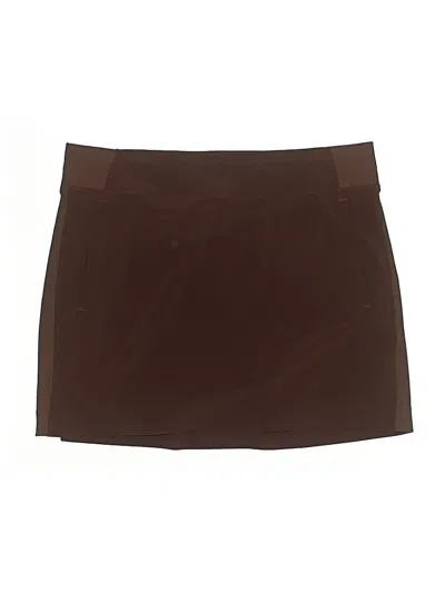 Pre-owned Athleta Casual Skirt In Brown