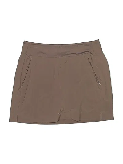 Pre-owned Athleta Casual Skirt In Brown