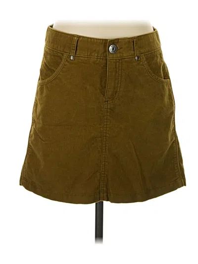 Pre-owned Athleta Casual Skirt In Brown