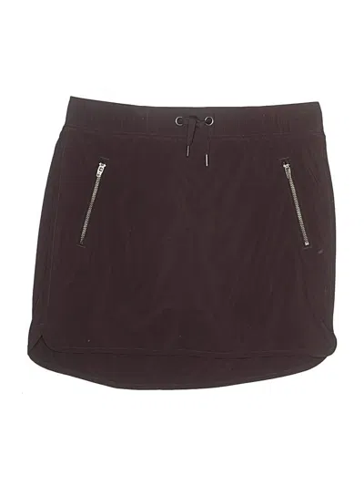 Pre-owned Athleta Casual Skirt In Burgundy