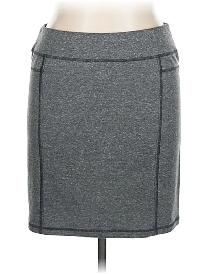 Pre-owned Athleta Casual Skirt In Gray