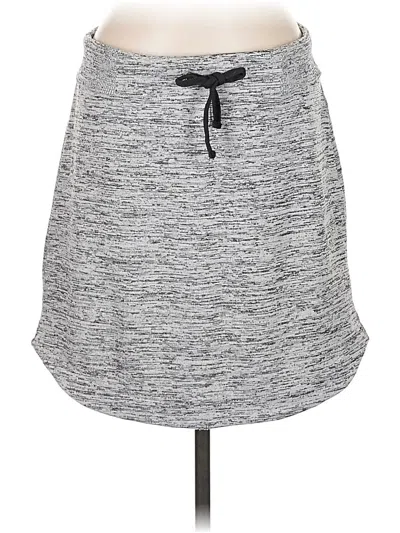 Pre-owned Athleta Casual Skirt In Gray
