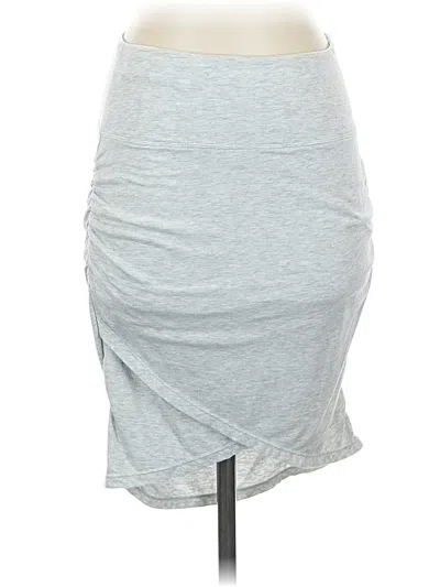 Pre-owned Athleta Casual Skirt In Gray