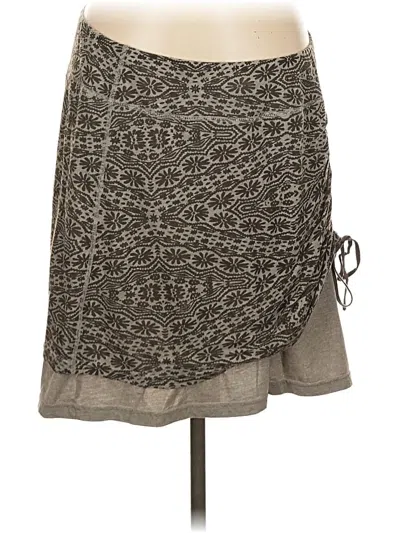 Pre-owned Athleta Casual Skirt In Gray