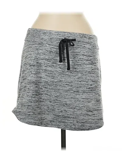 Pre-owned Athleta Casual Skirt In Gray