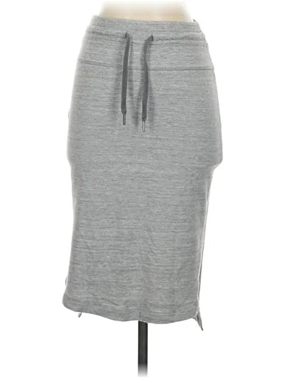 Pre-owned Athleta Casual Skirt In Gray