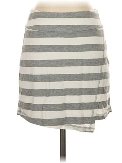 Pre-owned Athleta Casual Skirt In Gray