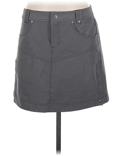 Pre-owned Athleta Casual Skirt In Gray