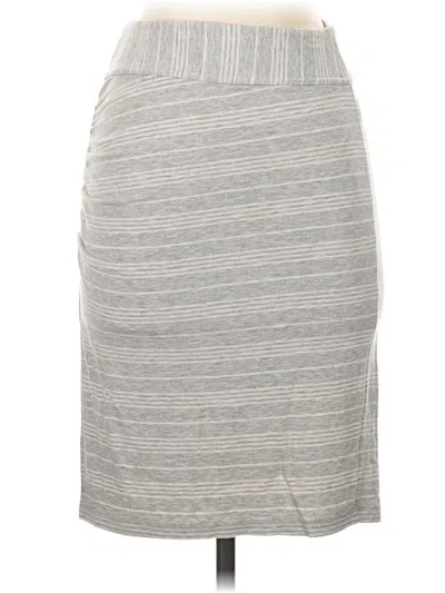 Pre-owned Athleta Casual Skirt In Gray
