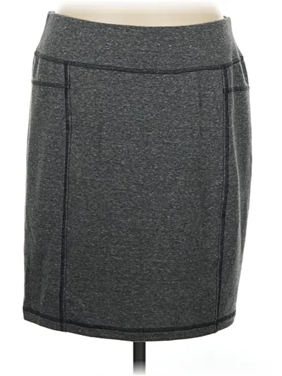 Pre-owned Athleta Casual Skirt In Gray