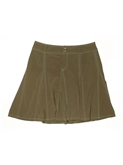 Pre-owned Athleta Casual Skirt In Green