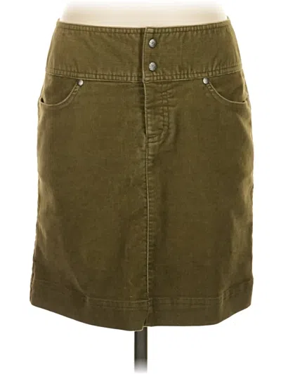 Pre-owned Athleta Casual Skirt In Green