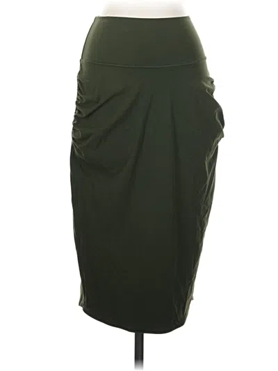 Pre-owned Athleta Casual Skirt In Green