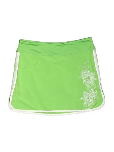 Pre-owned Athleta Casual Skirt In Green