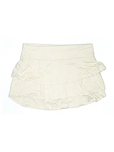 Pre-owned Athleta Casual Skirt In Ivory