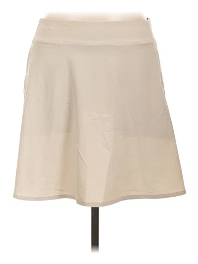 Pre-owned Athleta Casual Skirt In Ivory