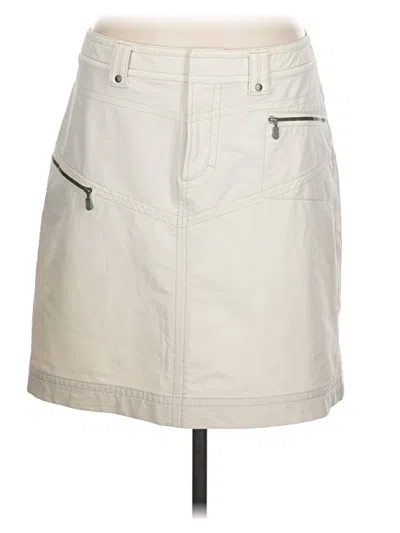 Pre-owned Athleta Casual Skirt In Ivory