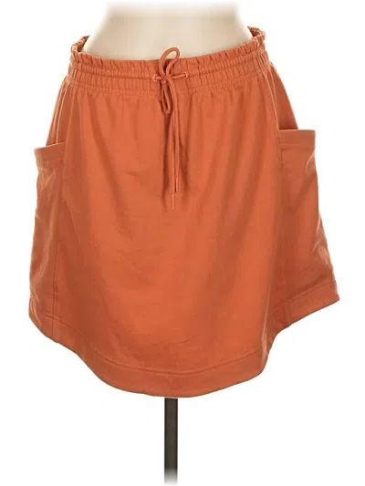 Pre-owned Athleta Casual Skirt In Orange