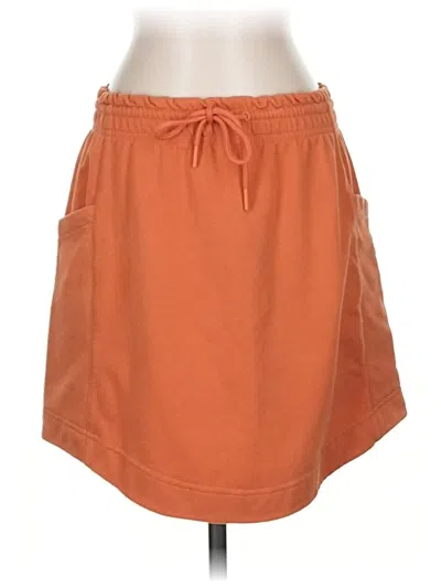 Pre-owned Athleta Casual Skirt In Orange