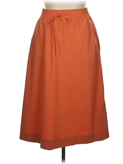 Pre-owned Athleta Casual Skirt In Orange