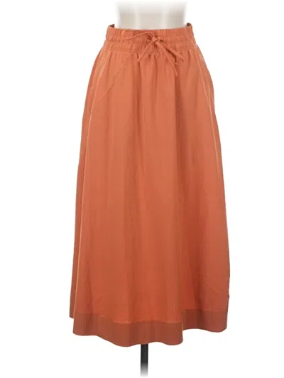 Pre-owned Athleta Casual Skirt In Orange
