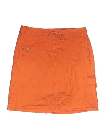 Pre-owned Athleta Casual Skirt In Orange