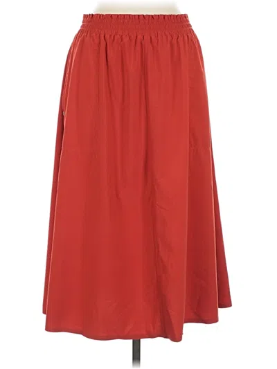 Pre-owned Athleta Casual Skirt In Orange