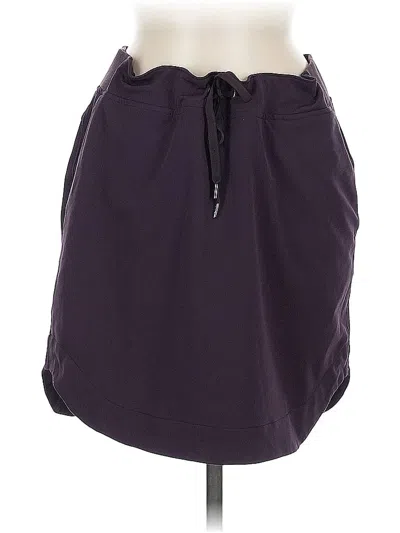 Pre-owned Athleta Casual Skirt In Purple