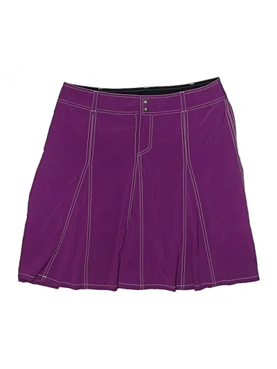 Pre-owned Athleta Casual Skirt In Purple