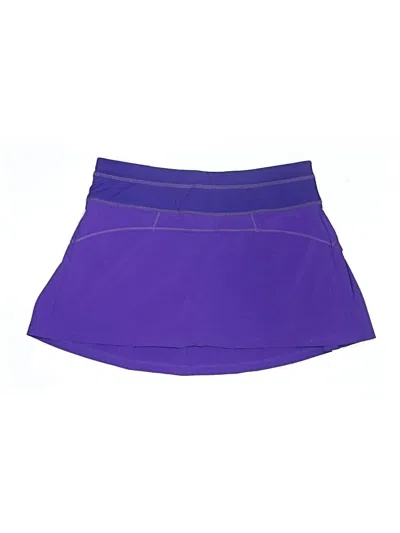 Pre-owned Athleta Casual Skirt In Purple