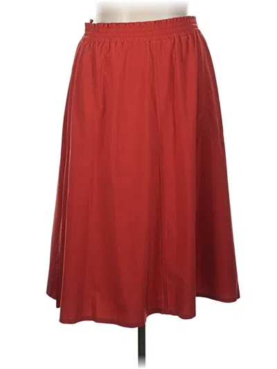 Pre-owned Athleta Casual Skirt In Red