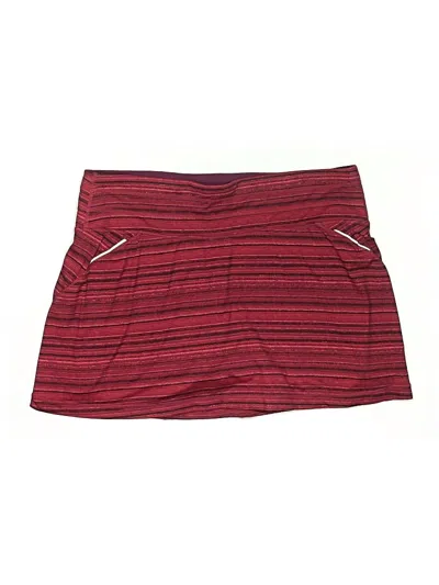 Pre-owned Athleta Casual Skirt In Red