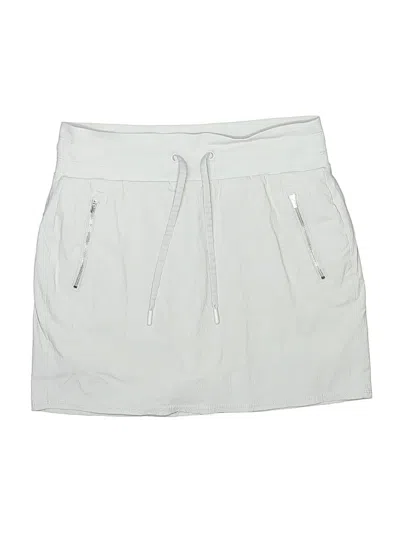 Pre-owned Athleta Casual Skirt In Silver