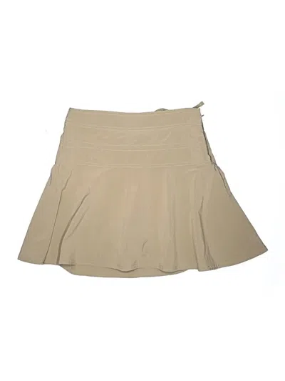 Pre-owned Athleta Casual Skirt In Tan