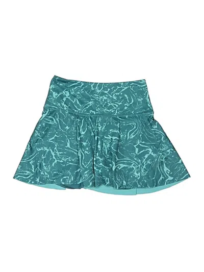 Pre-owned Athleta Casual Skirt In Teal