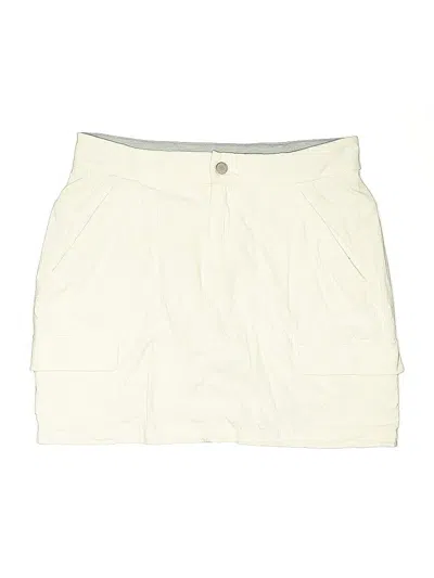Pre-owned Athleta Casual Skirt In White